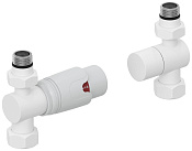 Сунержа Терморегулятор автоматический, прямой, подводка G 1/2 НР х G 3/4 НГ, цвет: матовый белый 30-1420-0001