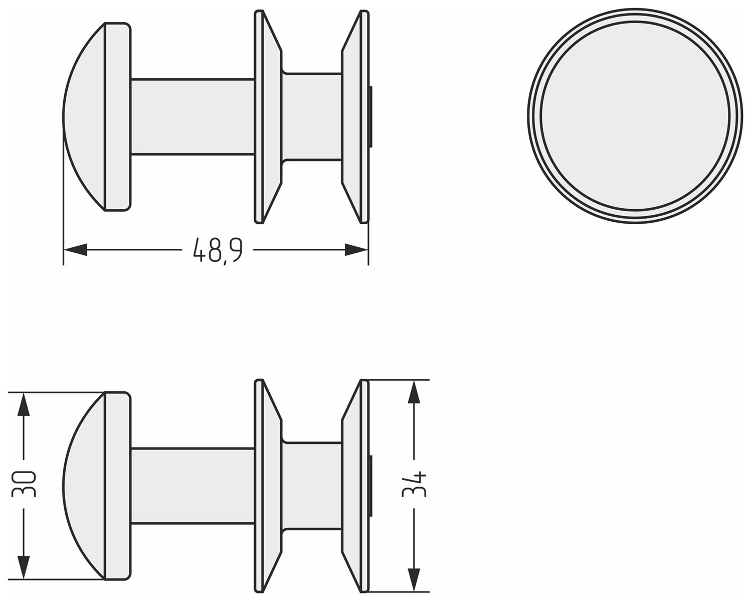 Сунержа Сфера Крючок для полотенцесушителя, подвесной, цвет: графит 012-2010-0001