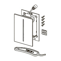TECE Filo Электронная панель смыва для писсуара, пластик, цвет: хром 9242067