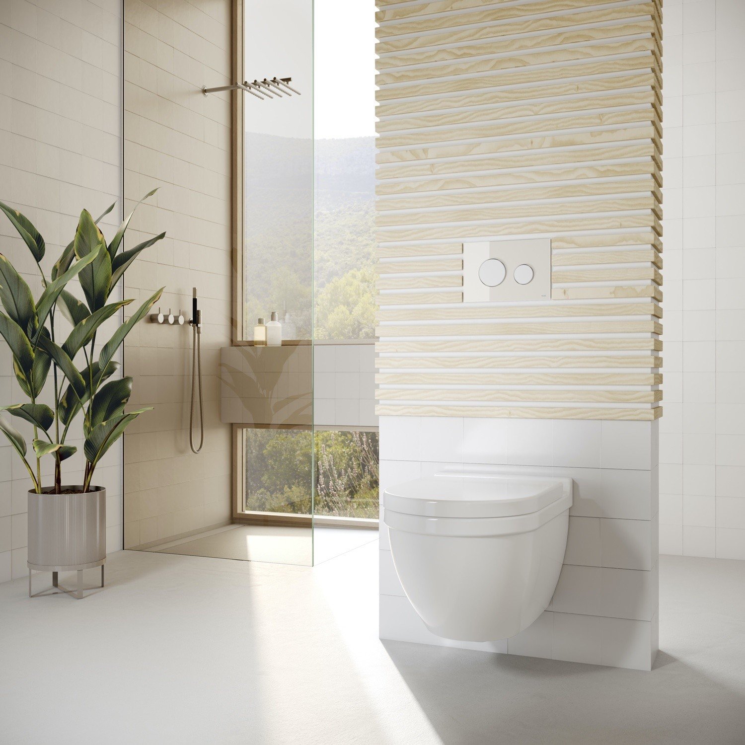 TECE Loop Панель смыва для унитаза, пластик, цвет: белый 9240927