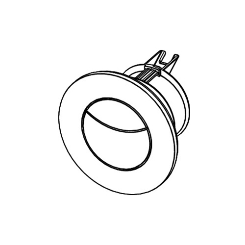 TECE Flushpoint Панель смыва для унитаза пневматическая, пластик, цвет: хром 9240983