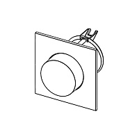 TECE Flushpoint Панель смыва для унитаза пневматическая, пластик, цвет: белый 9240984