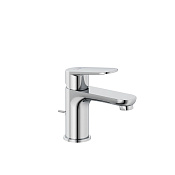 Kludi X1 Смеситель для раковины, с донным клапаном, излив 11 см, цвет: хром 322660575