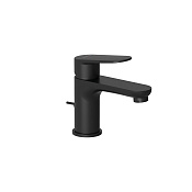 Kludi X1 Смеситель для раковины, с донным клапаном, излив 11 см, цвет: черный матовый 322663975