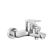 Kludi X1 Смеситель для ванны, с выпуском под ручной душ, излив 17 см, цвет: хром 326910575