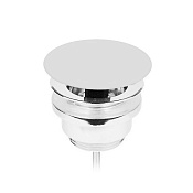 Kludi Rotexa Донный клапан универсальный click-clack, цвет: белый матовый 1047053-00