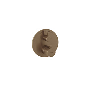 Kludi Nova Fonte Термостат для душа встраиваемый, на 2 потреб., внешняя часть, цвет: браш. бронза 20810N115