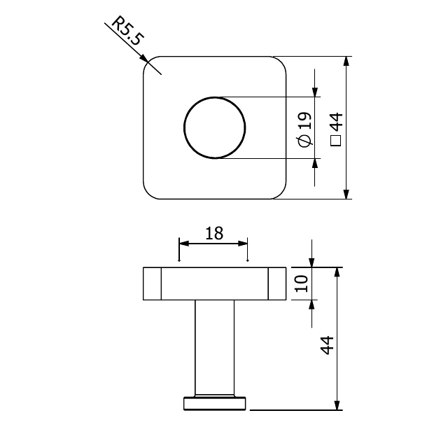 Kludi Vela S Крючок для полотенец подвесной, цвет: брашированный никель 25984N5