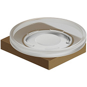 Kludi Vela C Мыльница подвесная, чаша из матового стекла, цвет: брашированная бронза 31985N1