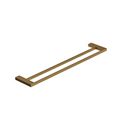 Kludi Vela C Полотенцедержатель двойной 63 см, подвесной, цвет: брашированная бронза 31988N1