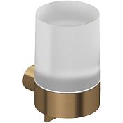 Kludi Vela R Дозатор для мыла, подвесной, с колбой из матового стекла, цвет: брашированная бронза 58976N1