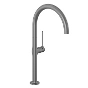 Kludi Reef Смеситель для кухни с поворотным изливом, цвет: оружейная сталь 50803N275