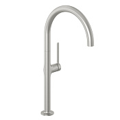 Kludi Reef Смеситель для кухни с поворотным изливом, цвет: брашированный никель 50803N575