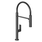 Kludi Qord Смеситель для кухни с гибким изливом, цвет: глубокий черный матовый 568596675