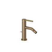 Kludi Nova Fonte Смеситель для биде с донным клапаном, излив 12,5 см, цвет: брашированная бронза PVD 20216N115