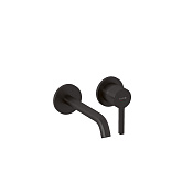 Kludi Nova Fonte Смеситель для раковины встраив., внешняя часть, излив 18 см, цвет: оружейная сталь 20244N215