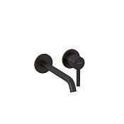 Kludi Nova Fonte Смеситель для раковины встраив., внешняя часть, излив 22 см, цвет: оружейная сталь 20245N215