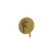 Kludi Nova Fonte Смеситель для душа встраиваемый, на 1 потреб., внеш. часть, цвет: браш. золото PVD 20755N015