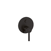 Kludi Nova Fonte Смеситель для душа встраиваемый, на 2 потр., внеш. часть, цвет: оружейная сталь PVD 20759N215