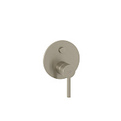 Kludi Nova Fonte Смеситель для душа встраиваемый, на 2 потреб., внеш. часть, цвет: браш. никель PVD 20759N515