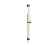 Kludi Nova Fonte Душевой гарнитур: руч. душ, штанга, держатель, шланг 160 см, цвет: браш. бронза PVD 20840N1-15