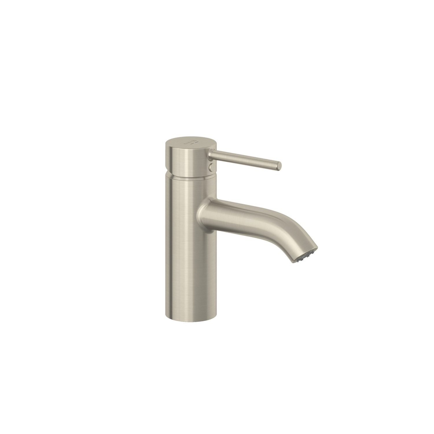 Kludi Bozz Смеситель для раковины, без дон. клапана, излив 12,5 см, цвет: брашированный никель PVD 38272N576