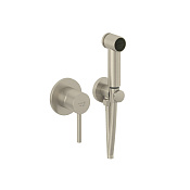 Kludi Bozz Гигиенический душ со смесителем, с внутрен. частью, шланг 125 см, цвет: браш. никель PVD 38998N576