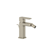 Kludi Renon Смеситель для биде с донным клапаном, излив 11,5 см, цвет: брашированный никель PVD 42216N575