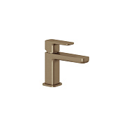 Kludi Renon Смеситель для раковины, с донным клапаном, излив 11 см, цвет: брашированная бронза PVD 42266N175