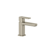 Kludi Renon Смеситель для раковины, без донного клапана, излив 11 см, цвет: брашированный никель PVD 42290N575