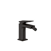 Kludi Decus Смеситель для биде с донным клапаном, излив 12,5 см, цвет: оружейная сталь PVD 54217N275