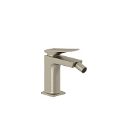 Kludi Decus Смеситель для биде с донным клапаном, излив 12,5 см, цвет: брашированный никель PVD 54217N575