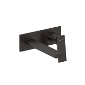 Kludi Decus Смеситель для раковины встраиваемый, внеш. часть, излив 19 см, цвет: оружейная сталь PVD 54244N275