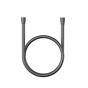 Kludi Suparaflex Душевой шланг на 160 см, с пластиковой оплеткой, цвет: оружейная сталь PVD 61072N2-00