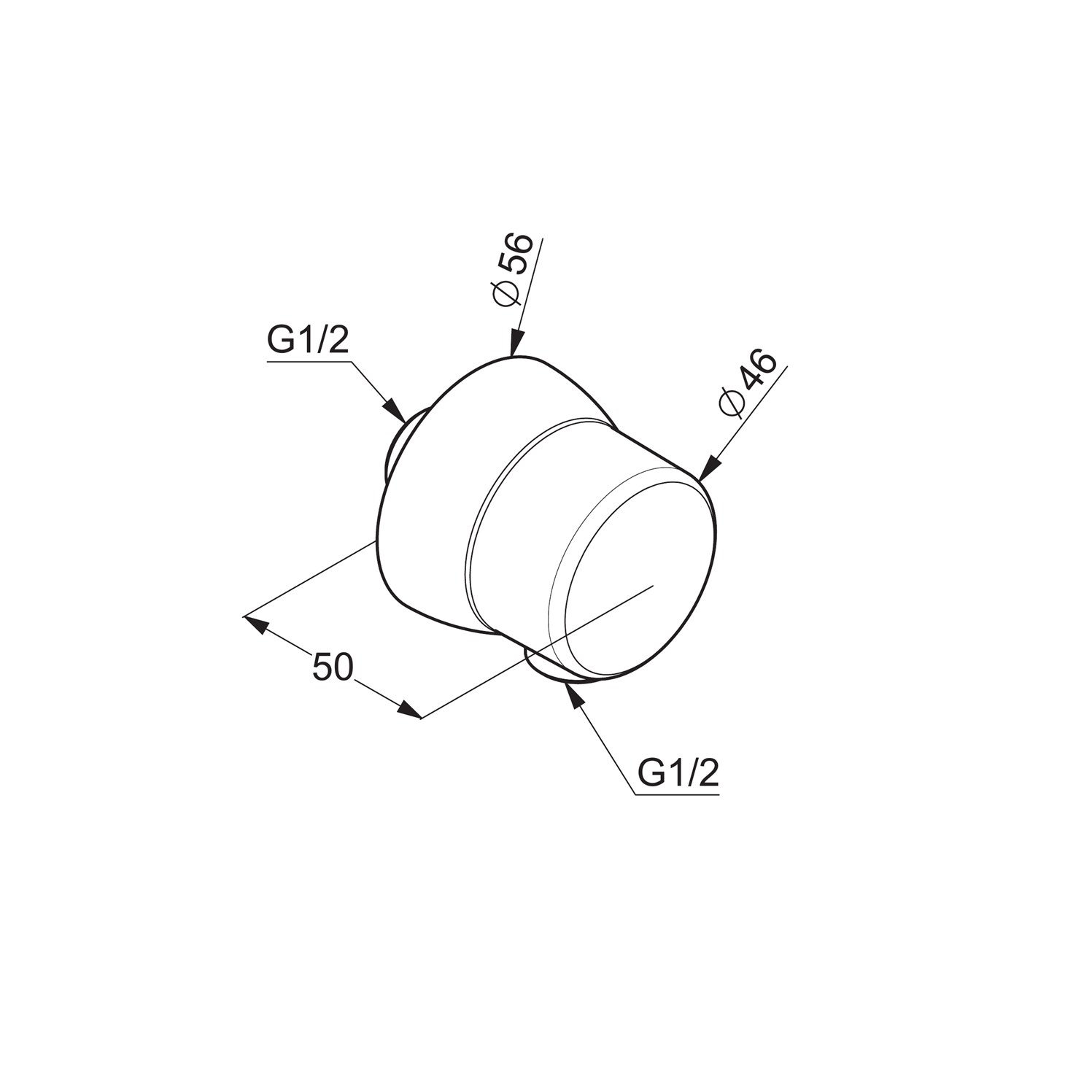 Kludi Шланговое подключение, цвет: белый 6306043-00