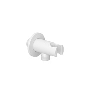 Kludi A-QA Шланговое подключение с держателем для душа, цвет: белый матовый 6556753-00