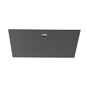 Kludi Asana Потолочный душ 34 см, встраиваемый, с 1 видом струи, цвет: черный матовый 6940039-00