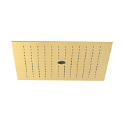 Kludi Asana Потолочный душ 44 см, встраиваемый, с 2 видами струи, цвет: брашированное золото PVD 69420N0-00