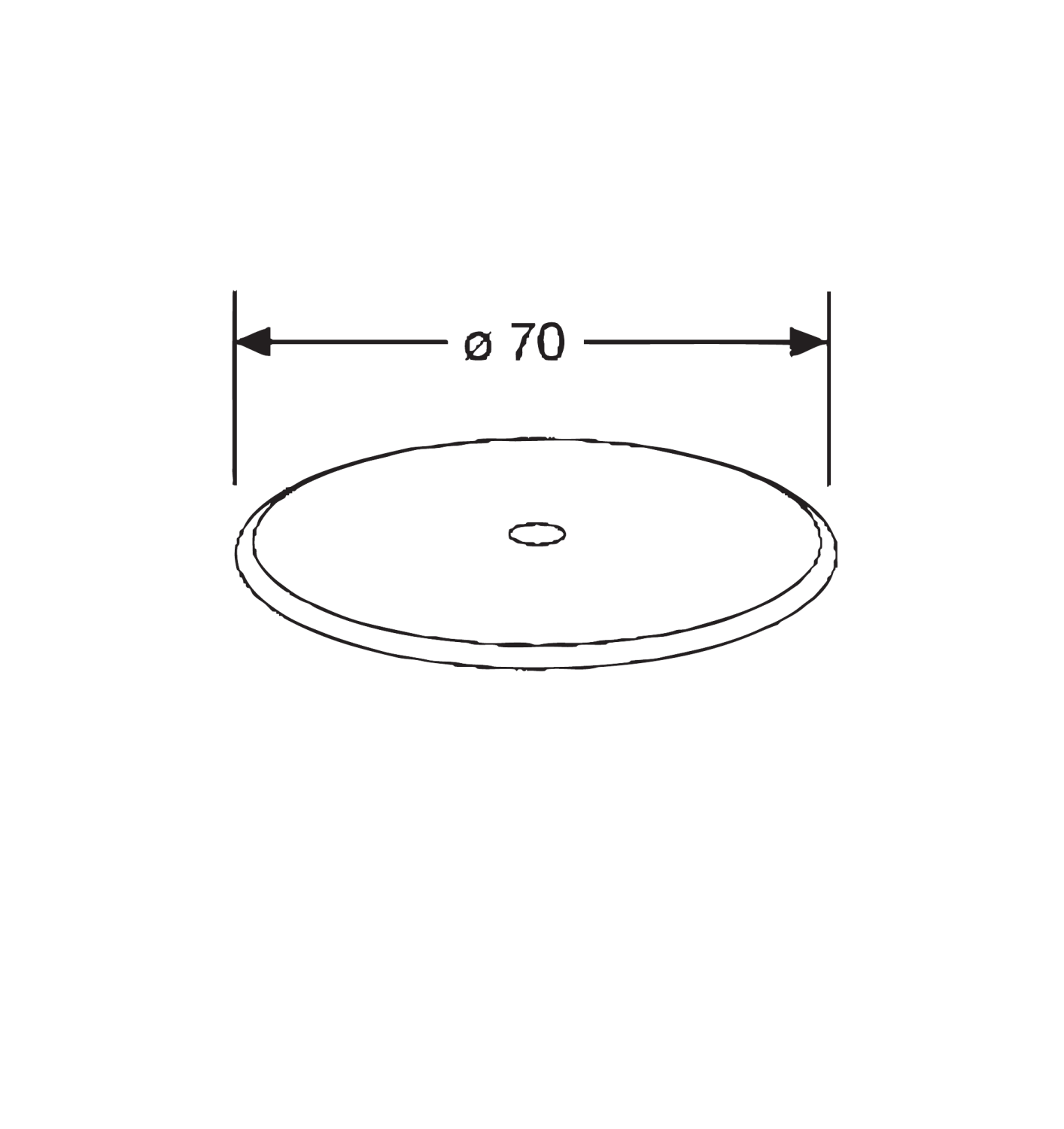 Kludi Tasso Крышка для сифона, цвет: брашированный никель PVD 71520N5-00