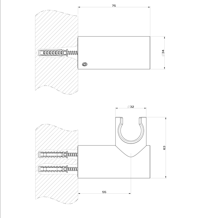 Gessi Inciso Держатель для ручного душа поворотный, цвет: brushed brass PVD 58160#727
