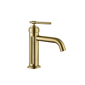 Boheme Eterna Смеситель для раковины, без донного клапана, излив 13 см, цвет: matt gold 171-MG