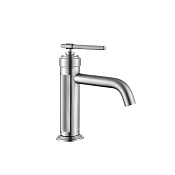 Boheme Eterna Смеситель для раковины, без донного клапана, излив 13 см, цвет: nickel brush 171-NB