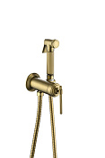 Boheme Eterna Гигиенический душ со смесителем и встраиваемой частью, цвет: matt gold 177-MG