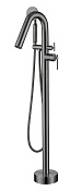 Boheme Eterna Смеситель напольный с душ. наб.: ручной душ, шланг, с внутр. частью, цвет: gun metall 179-GM