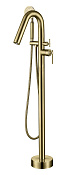 Boheme Eterna Смеситель напольный с душ. наб.: ручной душ, шланг, с внутр. частью, цвет: matt gold 179-MG
