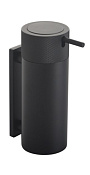 Boheme Дозатор для жидкого мыла, подвесной, колба из нержавеющей стали, цвет: black 10929-2-B