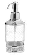 Boheme Royal Cristal Дозатор для жидкого мыла, настольный, стеклянная колба, цвет: chrome 10929-CHROME