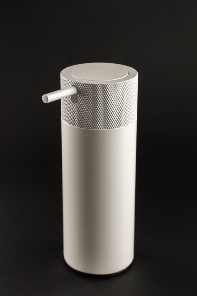 Boheme Дозатор для жидкого мыла, настольный, колба из нержавеющей стали, цвет: matt white 10929-MW