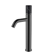 Boheme Stick Смеситель для раковины высокий, без дон. клапана, излив 13,5 см, цвет: shine gun metall 122-SGM-MR-B