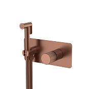 Boheme Stick Linea Гигиенический душ со смесителем и встраиваемой частью, цвет: brushed bronze 127-BRB.3